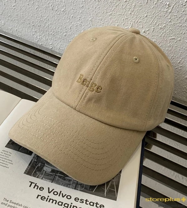 Gorra Beige letter