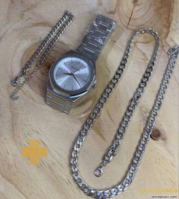 Reloj estilo AP Royal Oak - Silver - Imagen 4